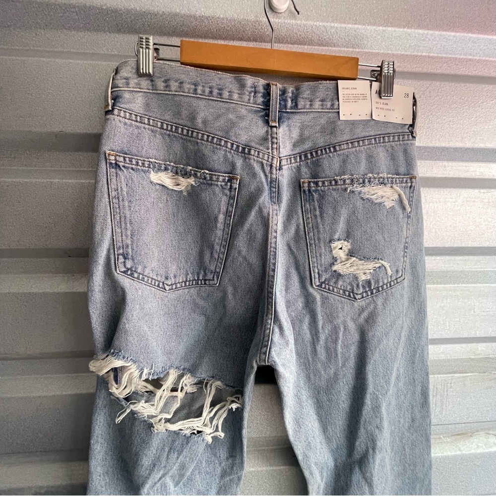 AGOLDE NWT 90's Mid Rise Loose in Unhinged - Picture 8 of 11